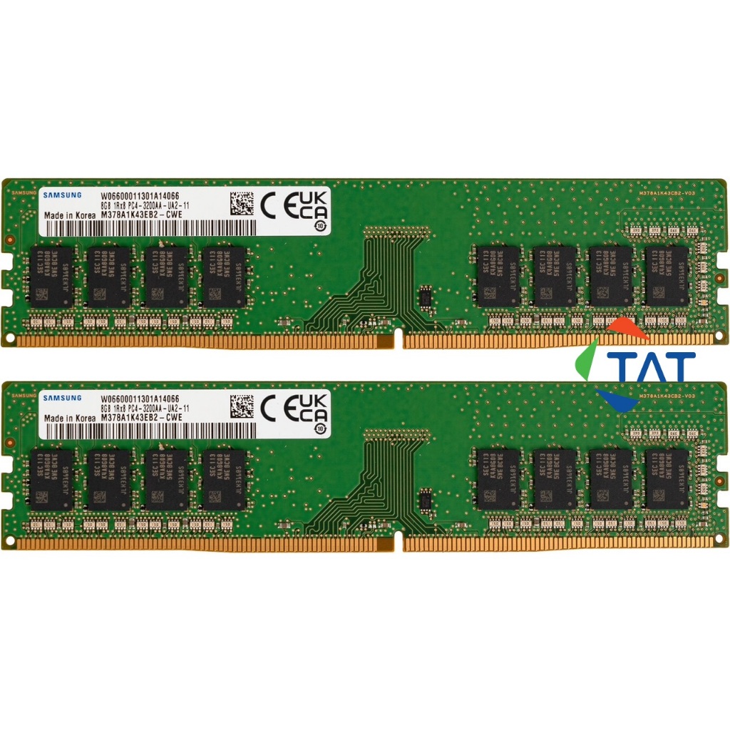 Ram DDR4 8GB 3200Mhz Samsung Dùng Cho Máy Tính Để Bàn PC - Bảo hành 3 năm 1 đổi 1