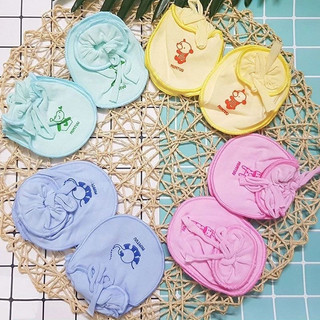 Set bao chân bao tay buộc dây cho bé sơ sinh