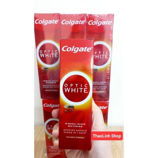 Kem Đánh Răng Colgate Sáng Răng Từ Khoáng Núi Lửa Optic White Volcanic Mineral 100g