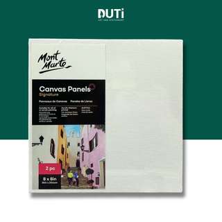  Tấm Canvas Mont Marte Khung Vải Canvas Chuyên Vẽ Tranh Màu Acrylic Sơn Dầu - Họa Cụ DUTi 