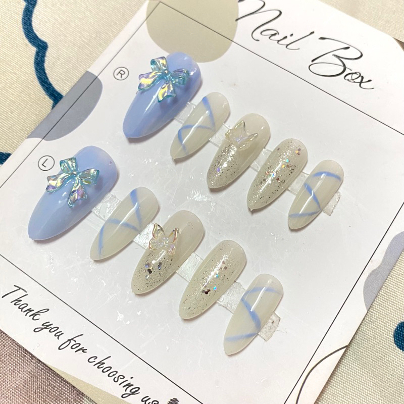 Nailbox xanh dương thiết kế