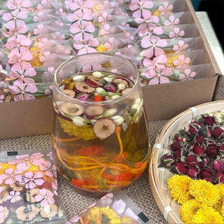 Trà Dưỡng Nhan Thảo Mộc 7 Vị An Thần T49 , thanh lọc cơ thể - Mát gan, ngủ ngon, giảm căng thẳng mệt mỏi