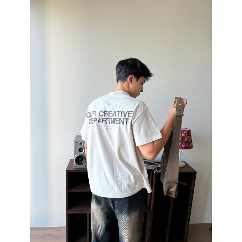 Áo thun BOXY OUR CREATIVE DEPARTMENT Cotton 250GSM - Whose Studio | BigBuy360 - bigbuy360.vn