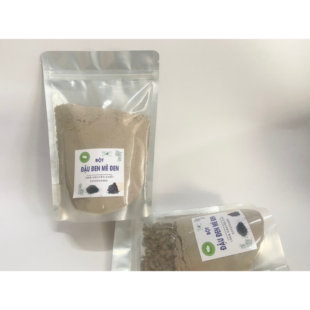 Bột đậu đen mè đen (vừng đen) rang thơm (100gram-200gram)