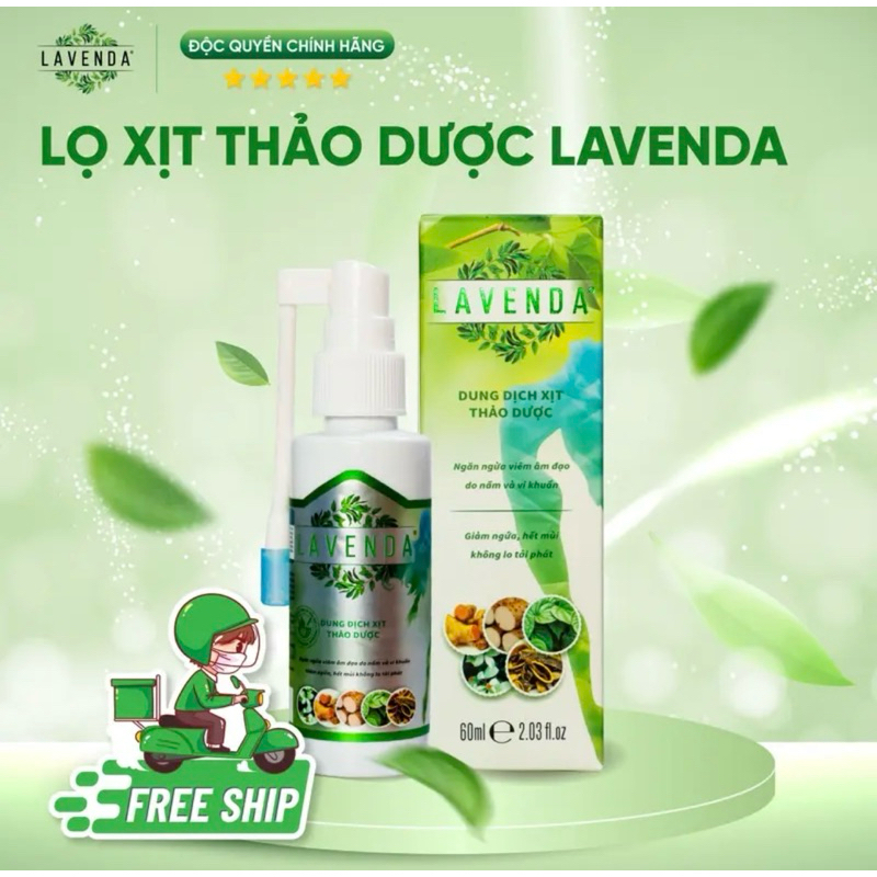 Combo LAVENDA - Xịt Rửa Phụ Khoa