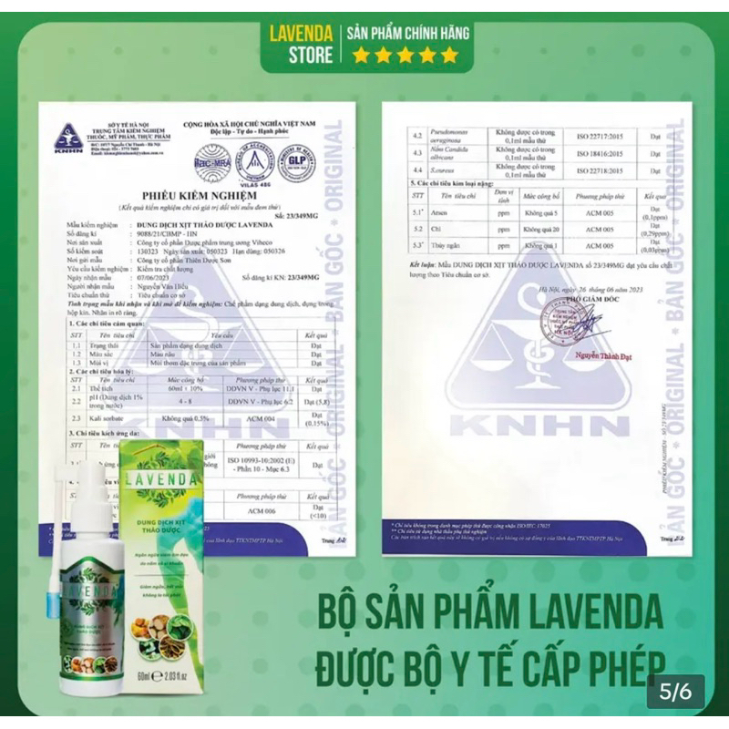 Combo LAVENDA - Xịt Rửa Phụ Khoa