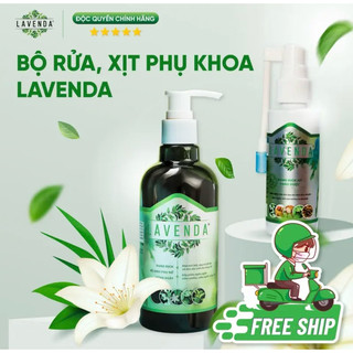 Combo lavenda - xịt rửa phụ khoa