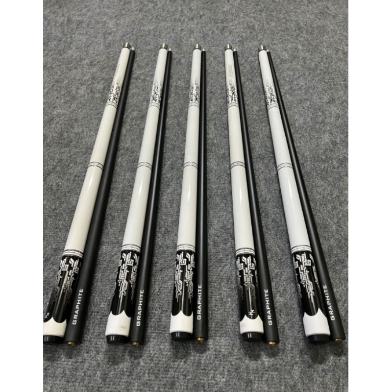 Cơ Bida lip sơn phủ carbon Preoai - Gậy bi-a màu trắng
