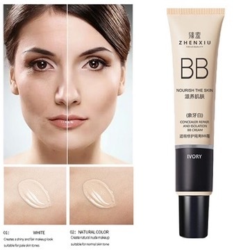 Kem Nền Trang Điểm BB Không Thấm Nước, Dưỡng Ẩm Và Lâu Trôi, Da Trắng Sáng Tự Nhiên