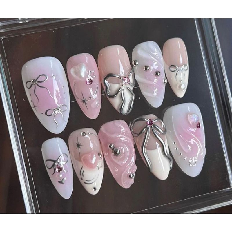 móng giả_nail box móng thiết kế phong cách âu mỹ