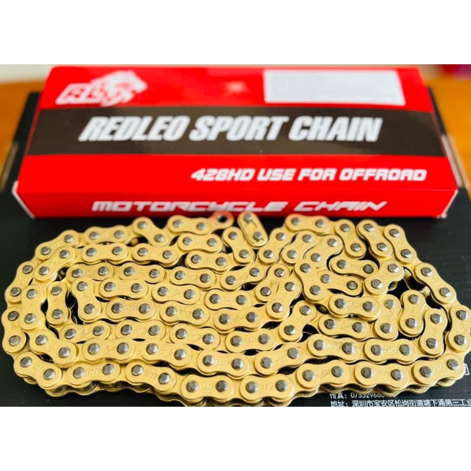 Nhông Sên Dĩa Redleo EX 150  Sên 10ly , 122 mắc , 100% Tán đúc