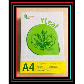 GIẤY IN, PHOTO A4 AN HOÀ ĐL70, 1 GRAM 500 TỜ - VPP QUỐC HUY.