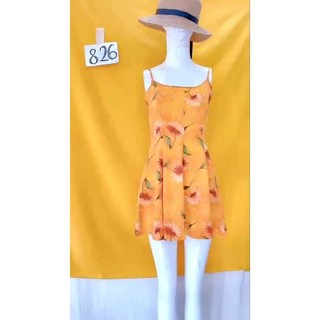 đầm 2 dây hoa size S. S826
