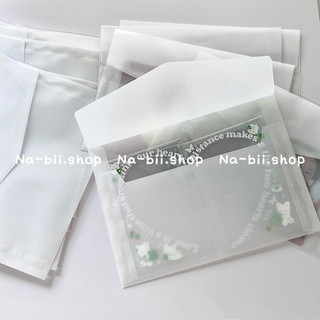 Túi giấy trắng mờ sulfuric bì thư gói quà thiệp card