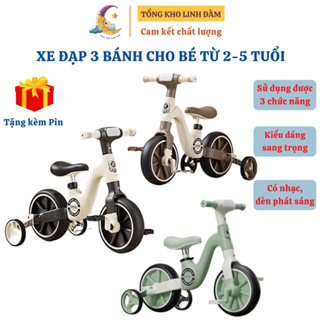 Xe đạp 3 bánh cho bé từ 2 đến 5 tuổi Xe chòi chân thăng bằng có bàn đạp