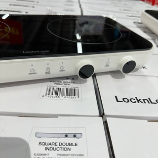 Bếp từ đôi LocknLock EJI326WHT màu trắng (1500W + 1300W)