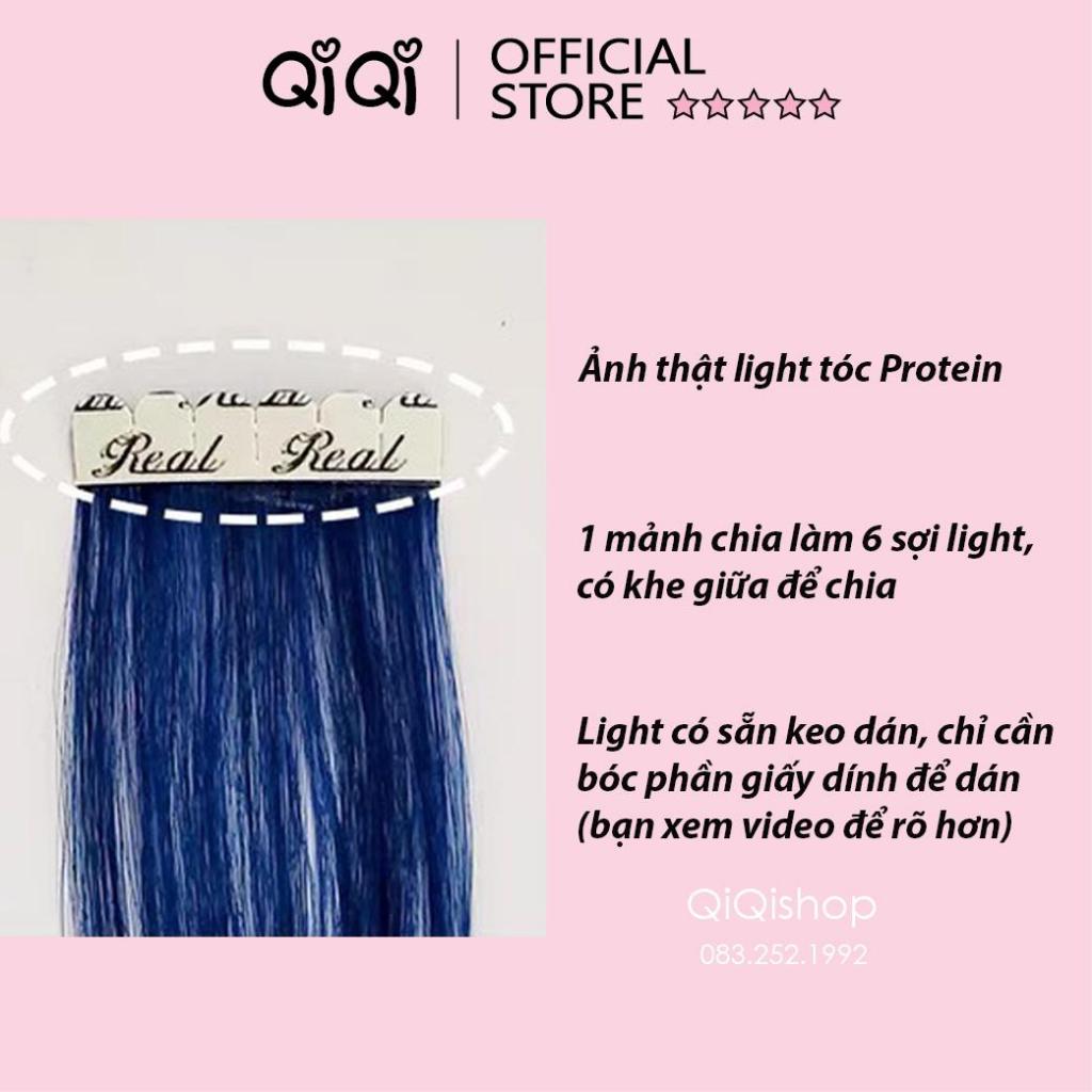 Tóc Giả Kẹp Highlight Dạng Thẳng Dài 50cm Nhuộm Ombre Cho Bé Gái MyBaby
