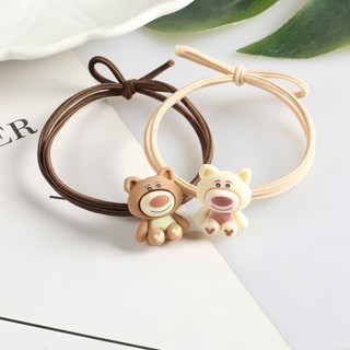 Dây cột tóc hình gấu cute chất cao xu đàn hồi tốt, Dây buộc tóc hàn quốc CT02