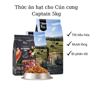 Hạt Captian 5kg Mix Bò-Phomai-Cá Hồi Dành Cho Chó Kén Ăn - Việt Gift Pet Shop
