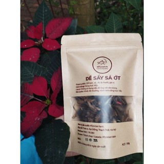Dế sấy sả ớt, dế sấy cay giòn, dế sấy giòn