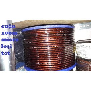 Cuộn dây micro dài 100M màu nâu-hàng chính hãng huichengg -Bh 12 tháng lỗi đổi mới