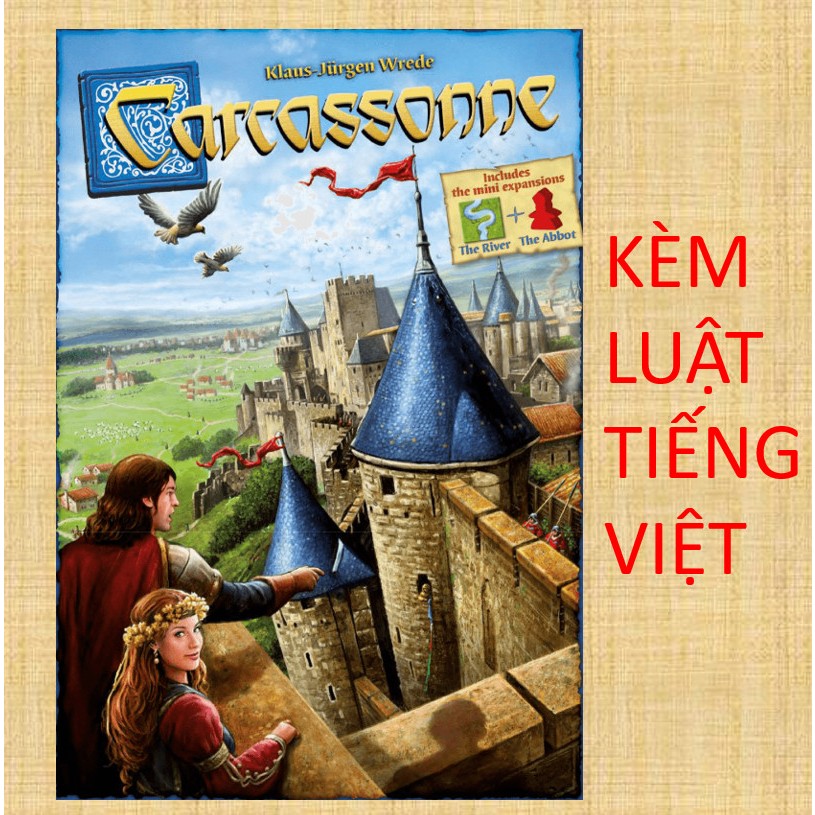 TRÒ CHƠI BOARD GAME - CARCASSONNE - BẢN TIẾNG ANH