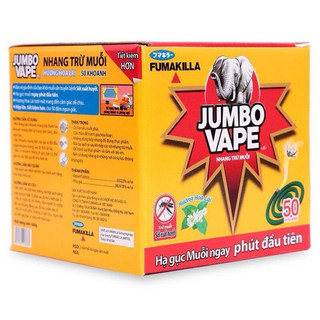  Nhang Trừ Muỗi JumBo Vape Hương Hoa Lài Hộp 50 Khoanh 