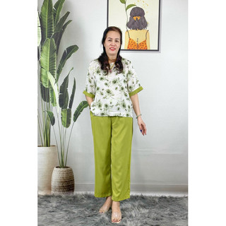 Bộ Trung Niên Lụa Mango Cho Mẹ cho Bà TK001