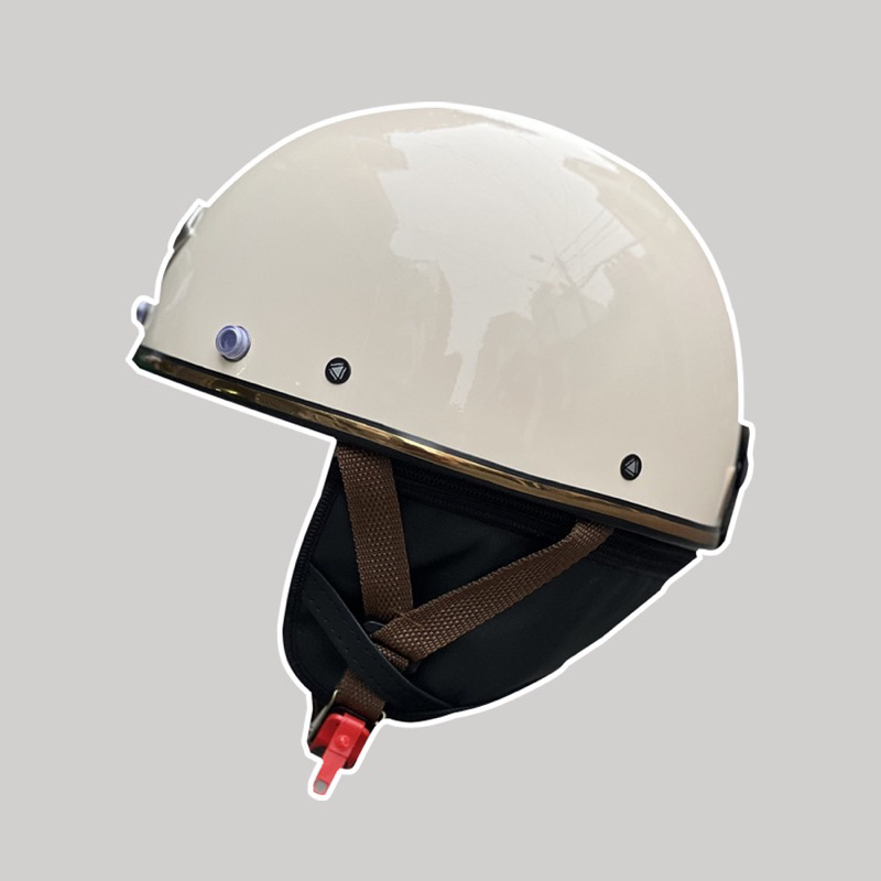 Mũ Bảo Hiểm Nữa Đầu có ốp tai da chắn gió Cho Xe Moto Napoli Haley N04