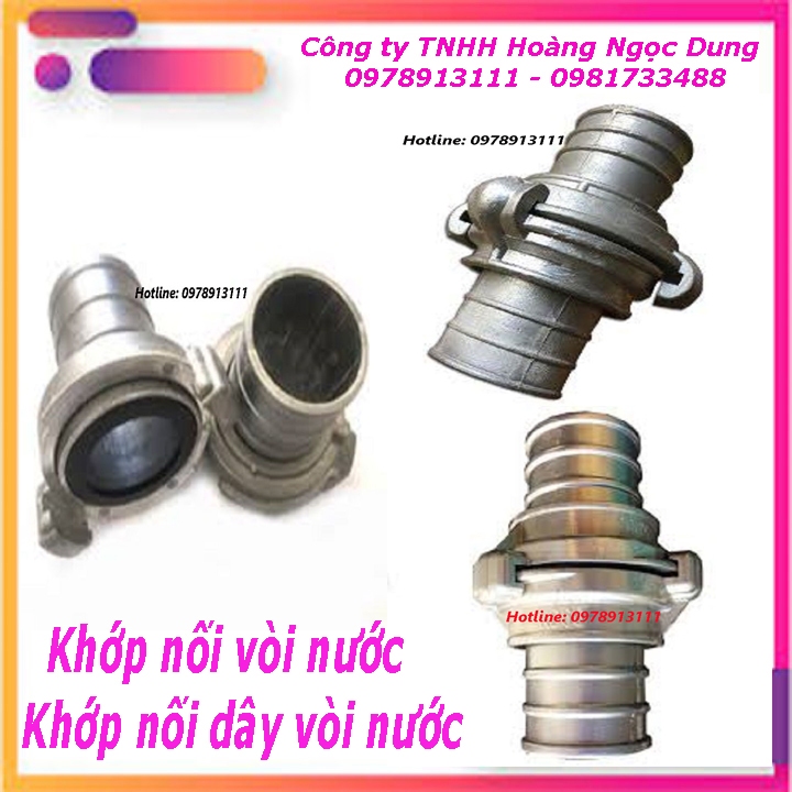 KHỚP NỐI VÒI NƯỚC. KHỚP NỐI DÂY VÒI CHỮA CHÁY. KHỚP NỐI DÂY ỐNG DẪN NƯỚC. KHỚP NỐI CUỘN VÒI CHỮA CHÁY [D65 - D50]