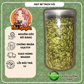 Hạt bí tách vỏ