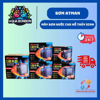 Bơm atman at-301s, 302s, 303s, 304s, 305s, 306s .máy bơm nước hồ cá thủy sinh siêu êm 24/24
