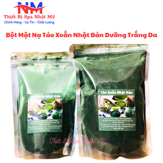  Bột Mặt Nạ Tảo Xoắn Nhật Bản Dưỡng Trắng Da I Bột Tảo Biển Đắp Mặt Làm Trắng Da Se Khít Lỗ Chân Lông 