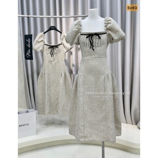 Đầm tk chất qc có lót