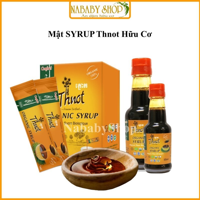 Mật Syrup thốt nốt hữu cơ Thnot 150 ml