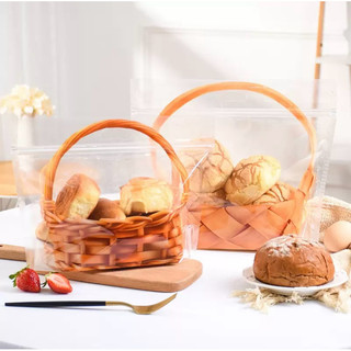 [40 túi] Túi zip hình giỏ size nhỏ - 29.5*22*10cm