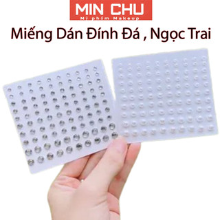 Tấm dán hạt trai , đính đá cho mắt, mặt, body, tóc dùng trong trang điểm