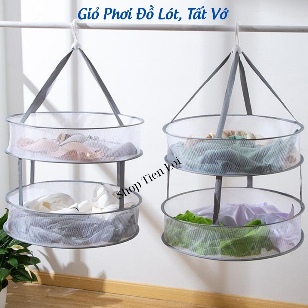 Giỏ phơi đồ lót, tất vớ tiện lợi
