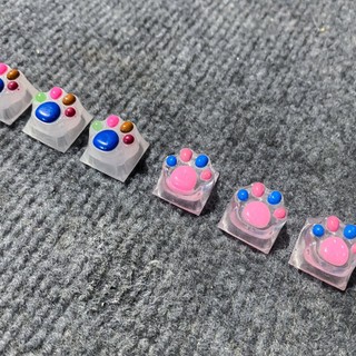 keycap lẻ keycap chân mèo keycap cute - keycap hali