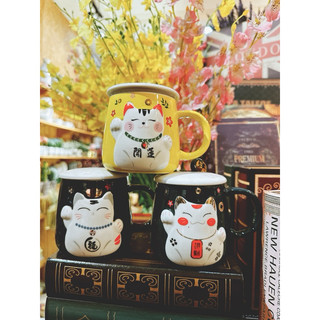Ly mèo thần tài chúc mừng năm mới