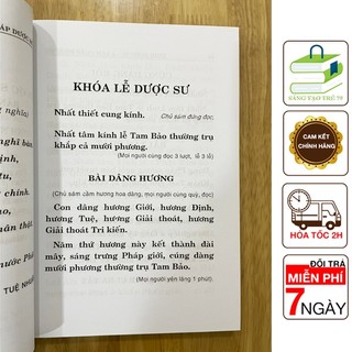 Sách - Kinh Dược Sư và Sám Pháp Dược Sư