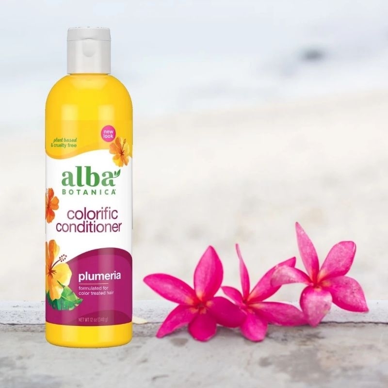[Date 09/03/2024] Dầu xả dành cho tóc nhuộm hương hoa sứ Alba Botanica Colorific Conditioner Plumeria 340g Mỹ