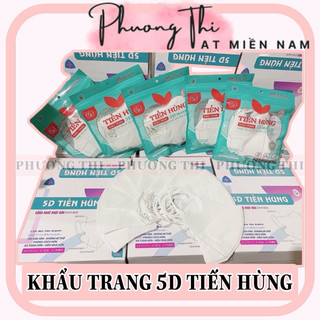 Khẩu trang 5d hiệu tiến hùng hợp trend 2023