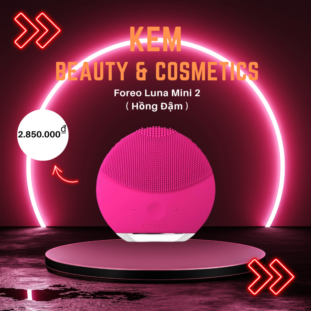 KemBeauty Máy rửa mặt Foreo Luna Mini 2 ( Hồng Đậm ) | New