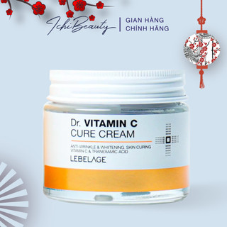 Kem trắng da mặt Lebelage Dr. Vitamin C Cream dưỡng trắng cấp ẩm mờ thâm giảm sạm nám Vitamin C Niacinamide IchiBeauty