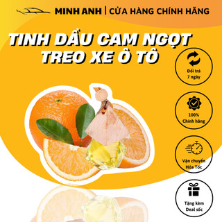 Tinh dầu cam ngọt treo xe ô tô.