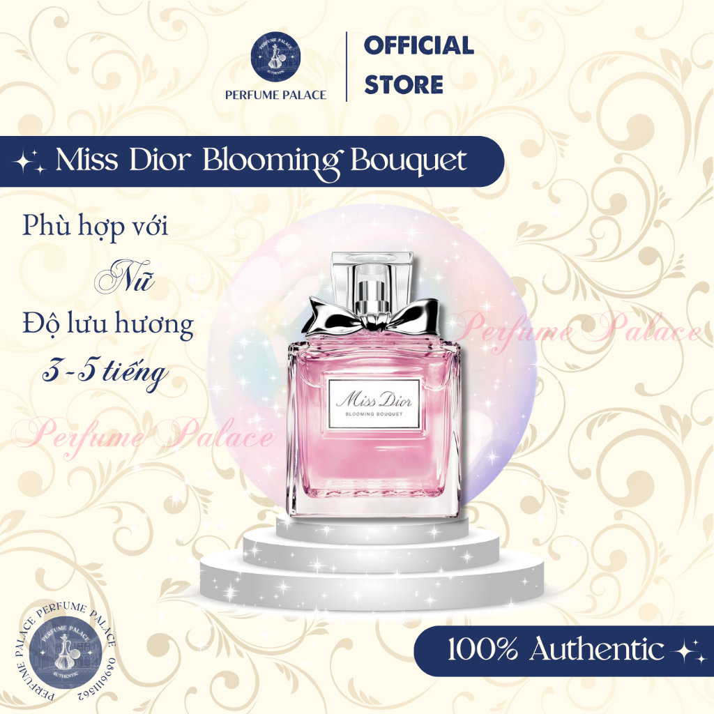 [CHÍNH HÃNG] 10ml Miss Dior Blooming Bouquet EDT / Nước hoa nữ