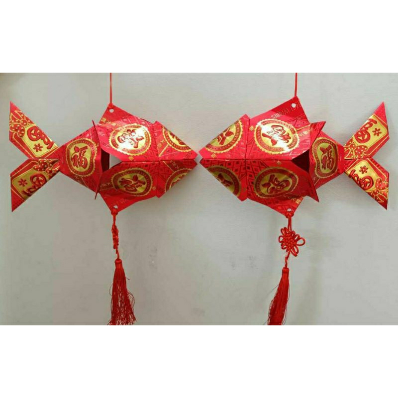 1 cặp cá chép lung linh treo trang trí Tết