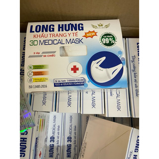 Hộp 50 chiếc khẩu trang 3D Mask