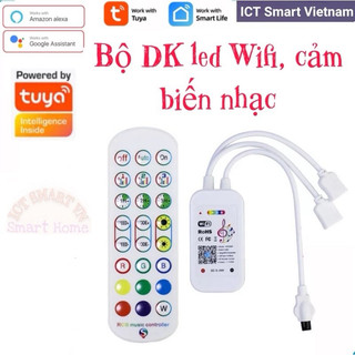 Bộ điểu khiển Led RGB Wifi/Zigbee Tuya Smart Life 4 chân. Làm việc với Google Home& Amazon Alexa